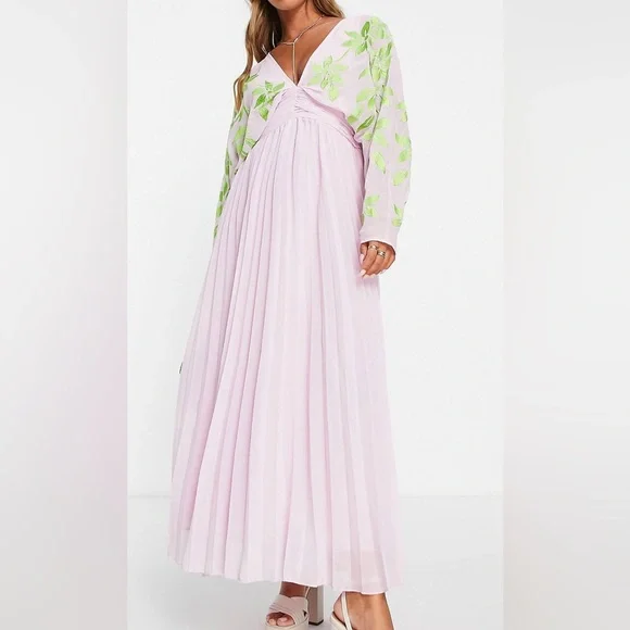 ASOS | Dresses | Asos Embroidered Formal Dress | Poshmark
